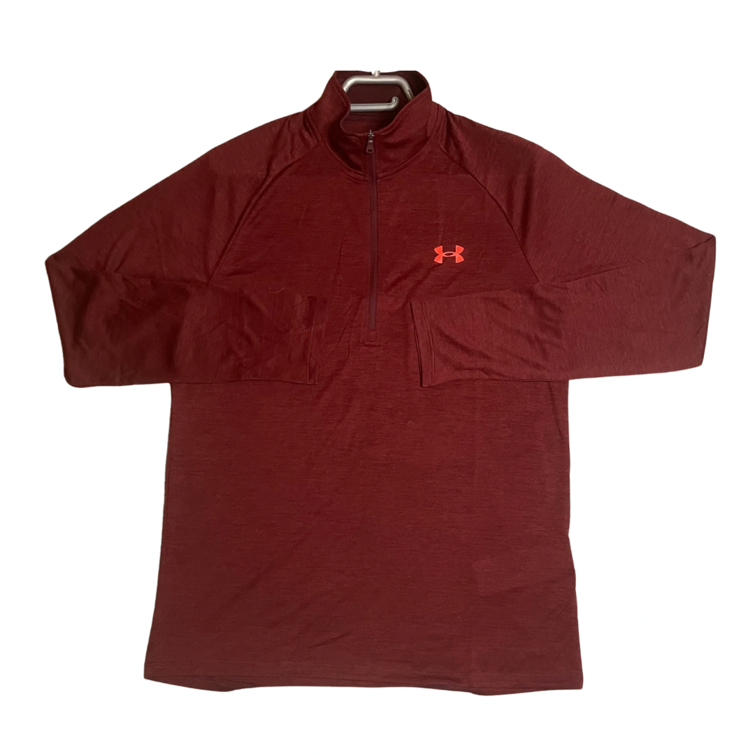 UnderArmour Tech 1/2 Zip - Maroon