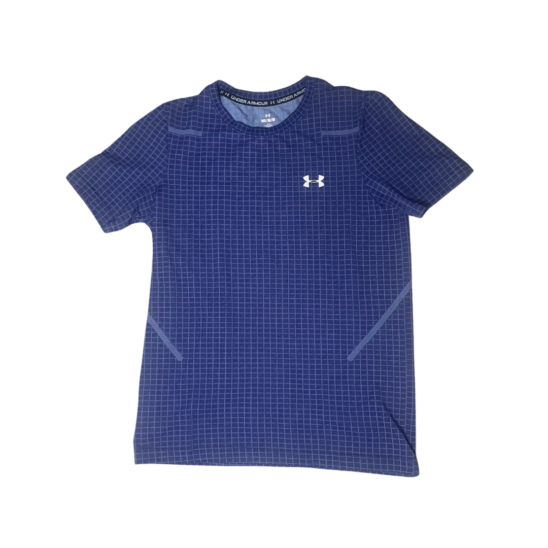 UnderArmour chequered t-shirt - Midnight Blue