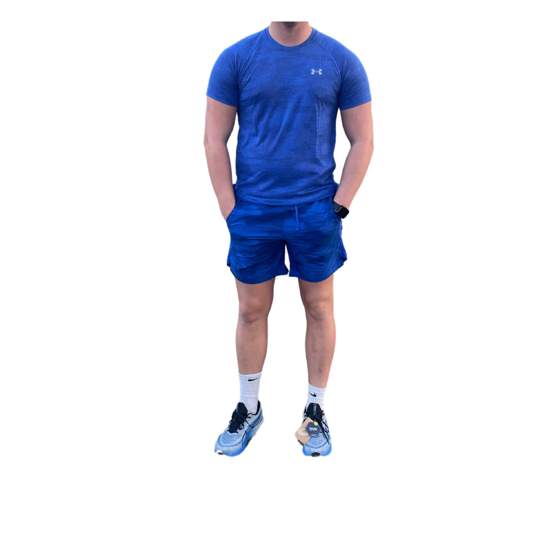 UnderArmour tech Short/T-shirt set - Mottle Blue